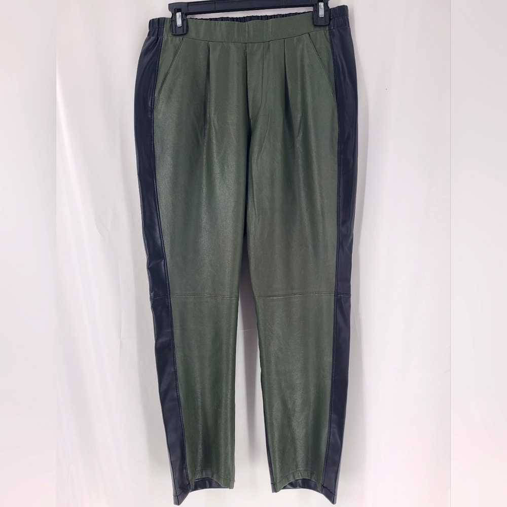 David Lerner Faux Lather Pants Sz Small